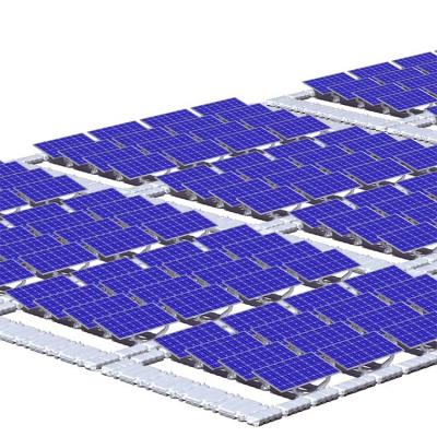 Солнечная панель PV с плавающей монтажной конструкцией